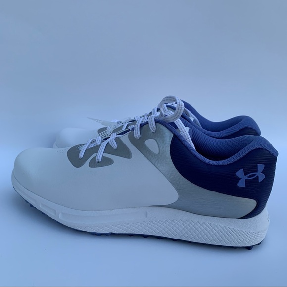 UNDER ARMOUR Women’s Charged Breathe 2 Spikeless Golf Shoes Sz 8.5 White - Picture 2 of 12